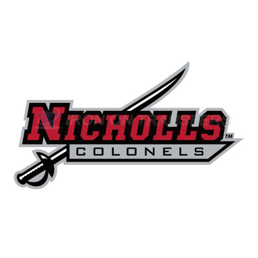 Nicholls State Colonels Logo T-shirts Iron On Transfers N5466 - Click Image to Close